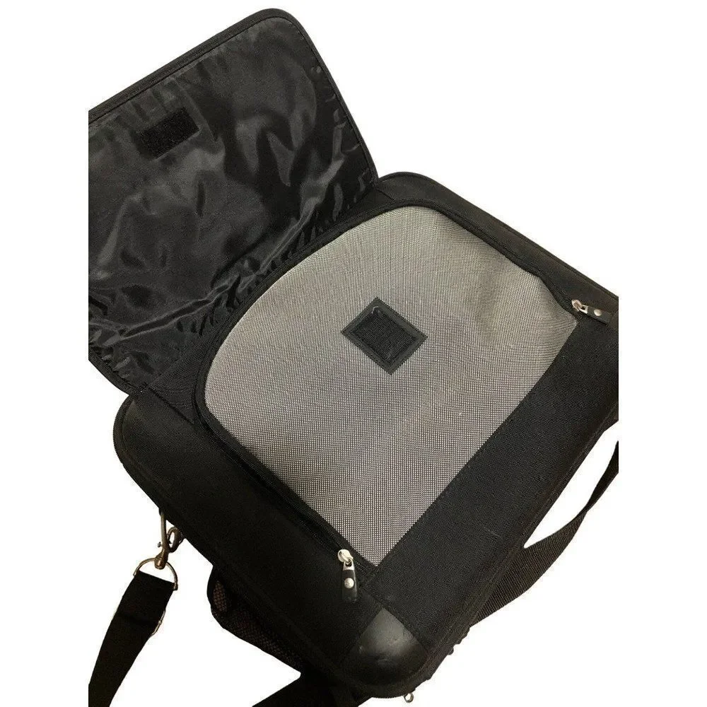 Dell Hardshell Computer Laptop Brief Case Carry On Shoulder Organizer Bag